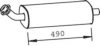 DINEX 36309 Middle Silencer